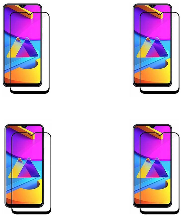 

CRAVEMART TEMPERED GLASS FOR SAMSUNG GALAXY M10 8D SCREEN GUARD (PACK OF 4)