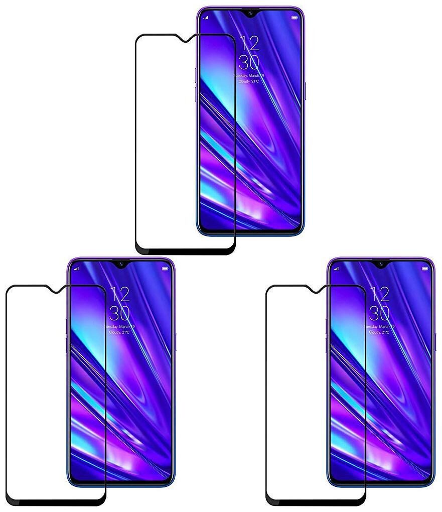 

CRAVEMART TEMPERED GLASS FOR VIVO Y19 9D TEMPERED GLASS (PACK OF 3)