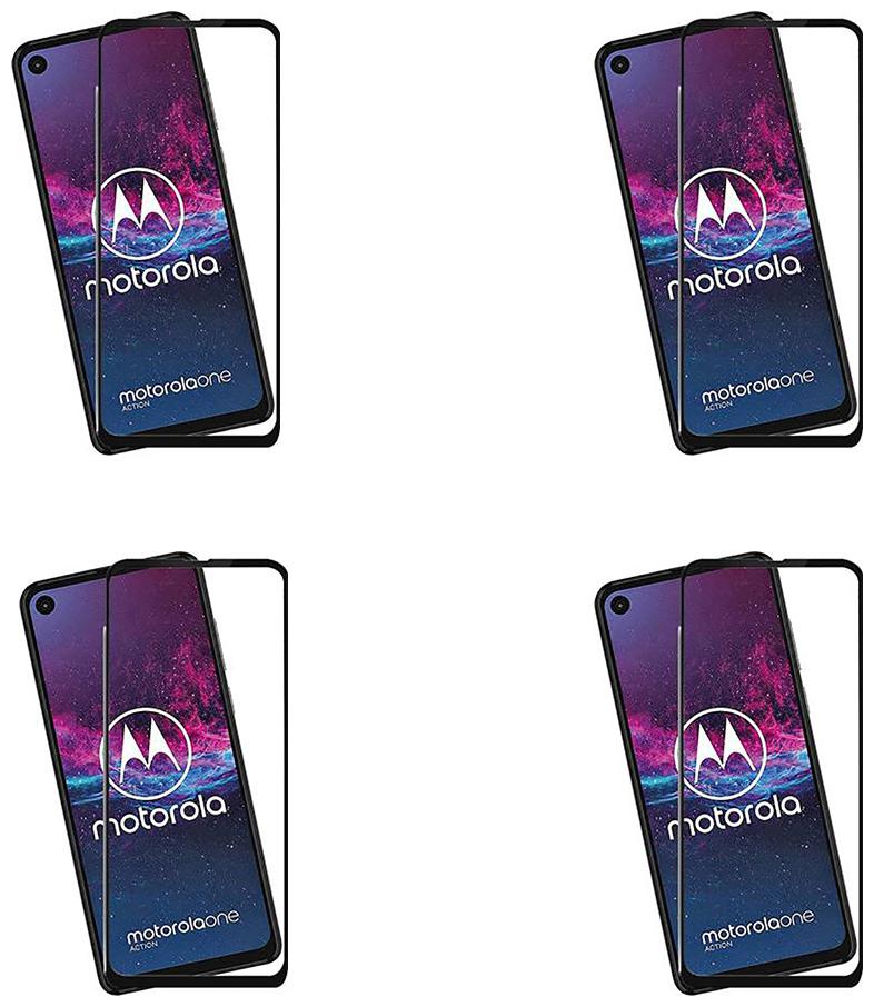 

CRAVEMART TEMPERED GLASS FOR MOTO ONE ACTION 11D TEMPERED GLASS (PACK OF 4)