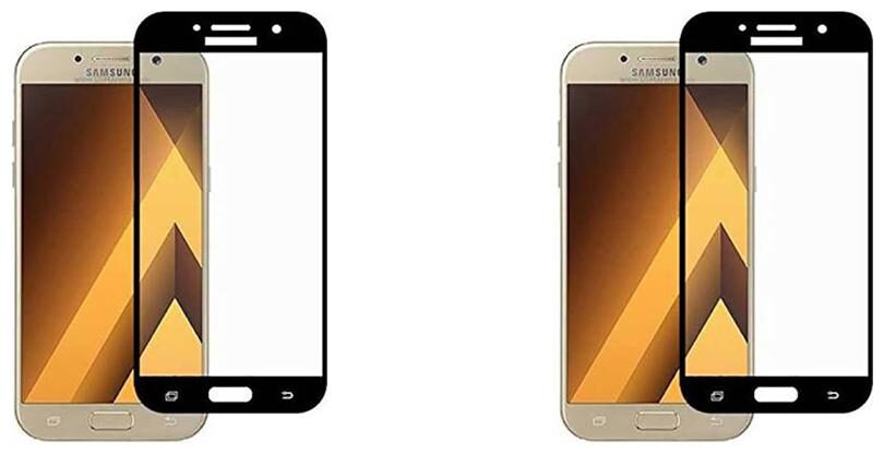 

CRAVEMART TEMPERED GLASS FOR SAMSUNG GALAXY A7 7D SCREEN GUARD (PACK OF 2)