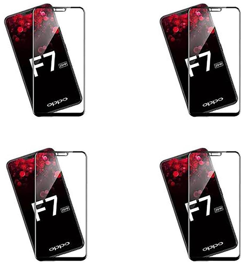 

CRAVEMART TEMPERED GLASS FOR OPPO F7 8D TEMPERED GLASS (PACK OF 4)