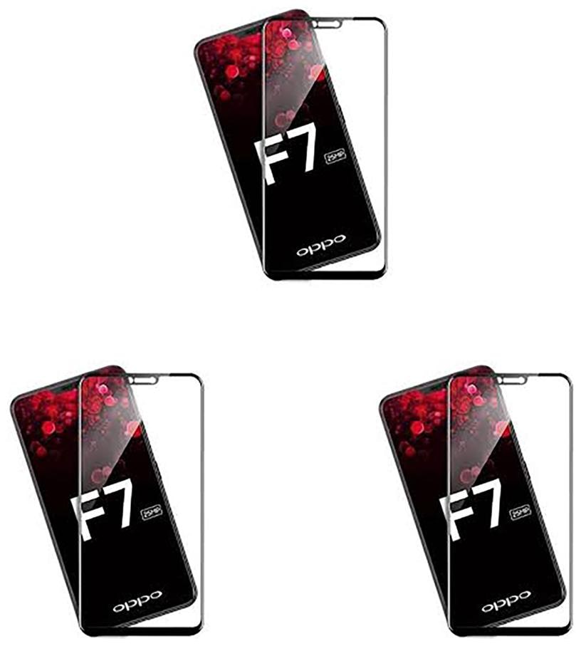 

CRAVEMART TEMPERED GLASS FOR OPPO F7 10D SCREEN GUARD (PACK OF 3)