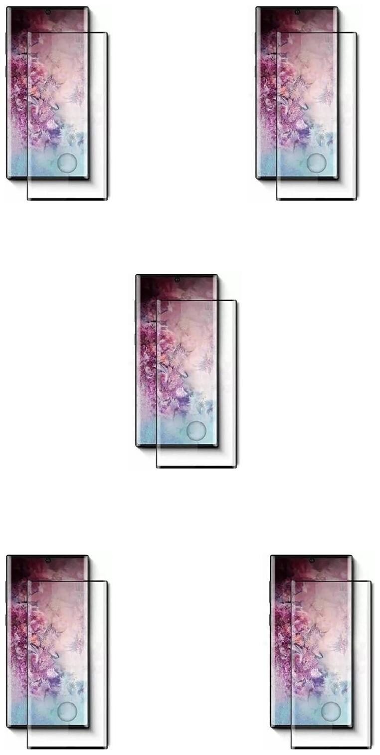 

CRAVEMART TEMPERED GLASS FOR SAMSUNG GALAXY NOTE 10 PLUS 7D SCREEN GUARD (PACK OF 5)