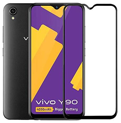 

CRAVEMART TEMPERED GLASS FOR VIVO Y90 4D TEMPERED GLASS (PACK OF 1)