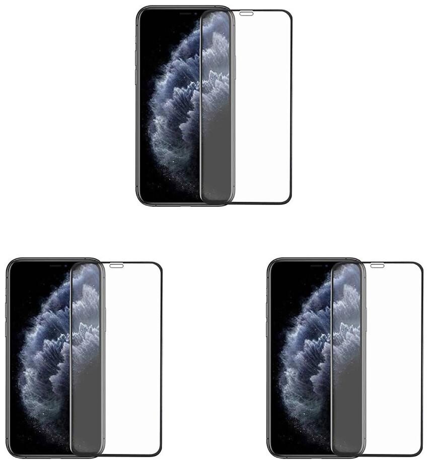 

CRAVEMART TEMPERED GLASS FOR APPLE IPHONE 11 PRO 11D TEMPERED GLASS (PACK OF 3)