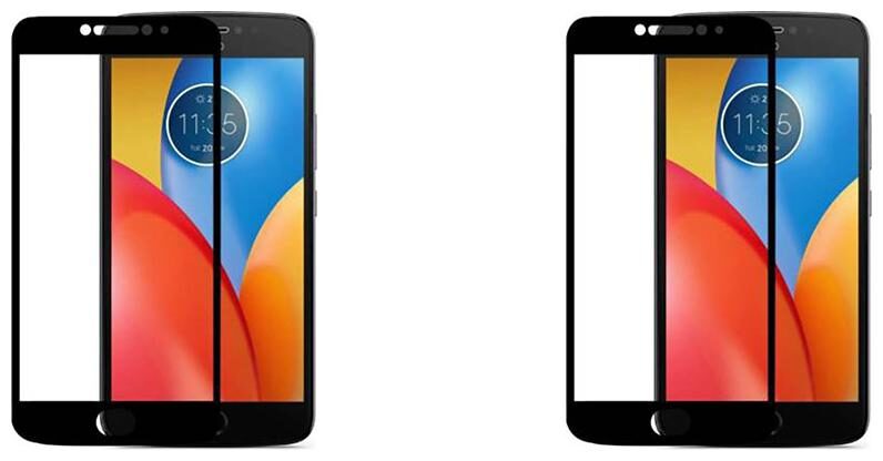 

CRAVEMART TEMPERED GLASS FOR MOTO E4 PLUS 11D SCREEN GUARD (PACK OF 2)