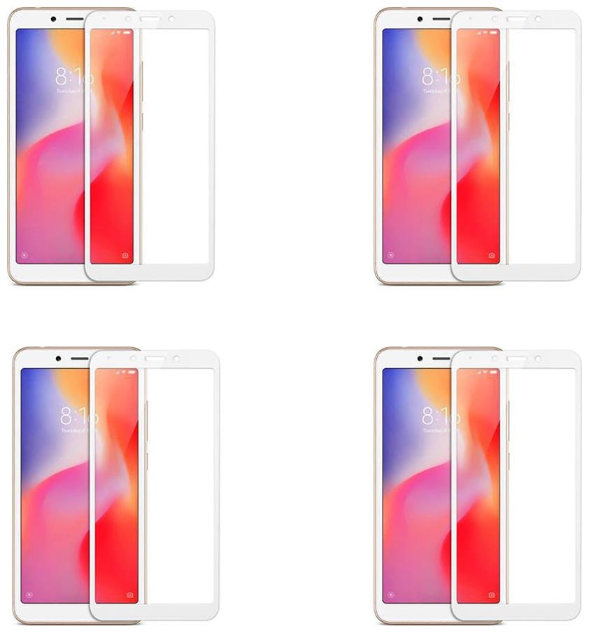 

CRAVEMART TEMPERED GLASS FOR REDMI 6 9D TEMPERED GLASS (PACK OF 4)