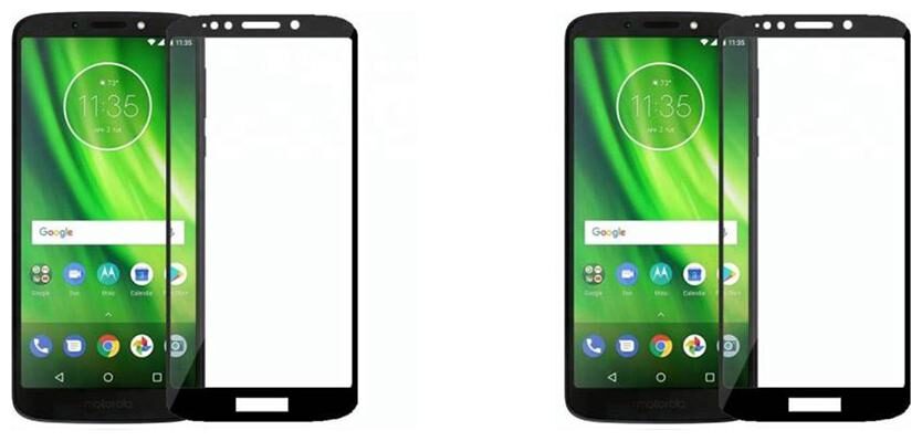 

CRAVEMART TEMPERED GLASS FOR MOTOROLA MOTO G6 PLAY 9D SCREEN GUARD (PACK OF 2)