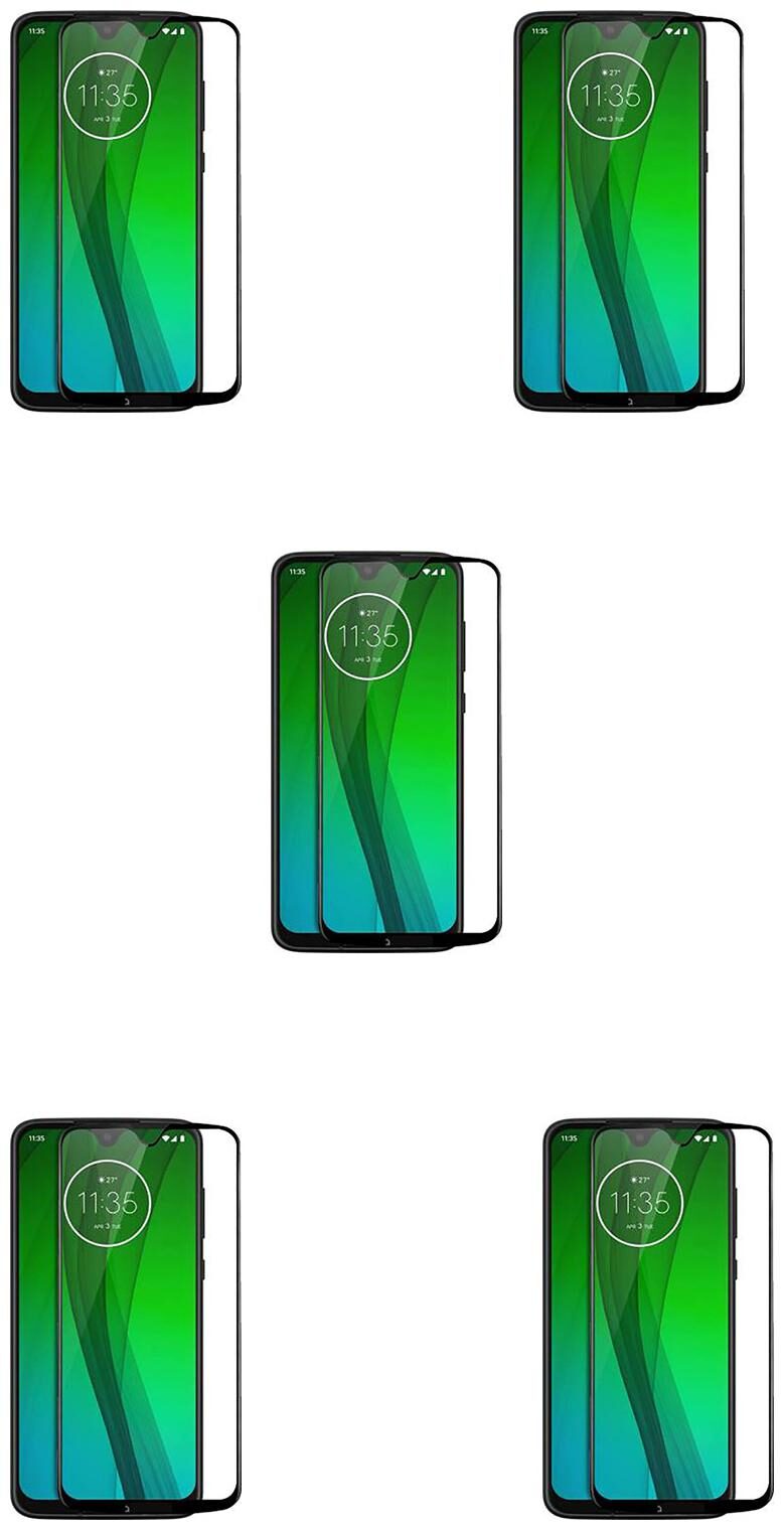 

CRAVEMART TEMPERED GLASS FOR MOTO G7 9D SCREEN GUARD (PACK OF 5)