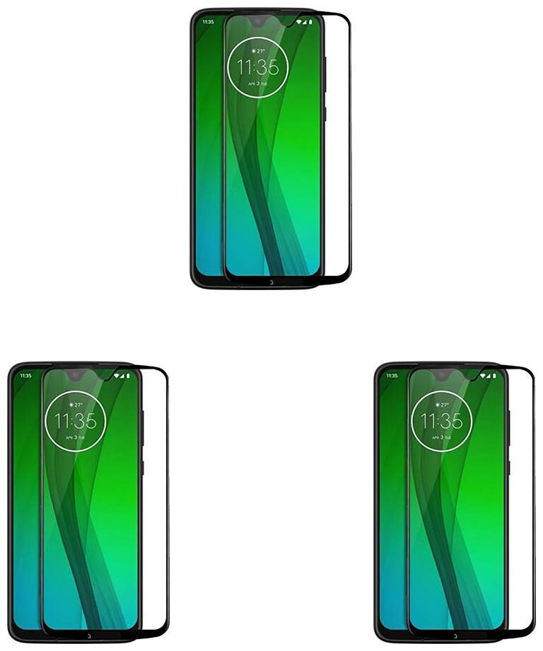 

CRAVEMART TEMPERED GLASS FOR MOTO G7 4D SCREEN GUARD (PACK OF 3)