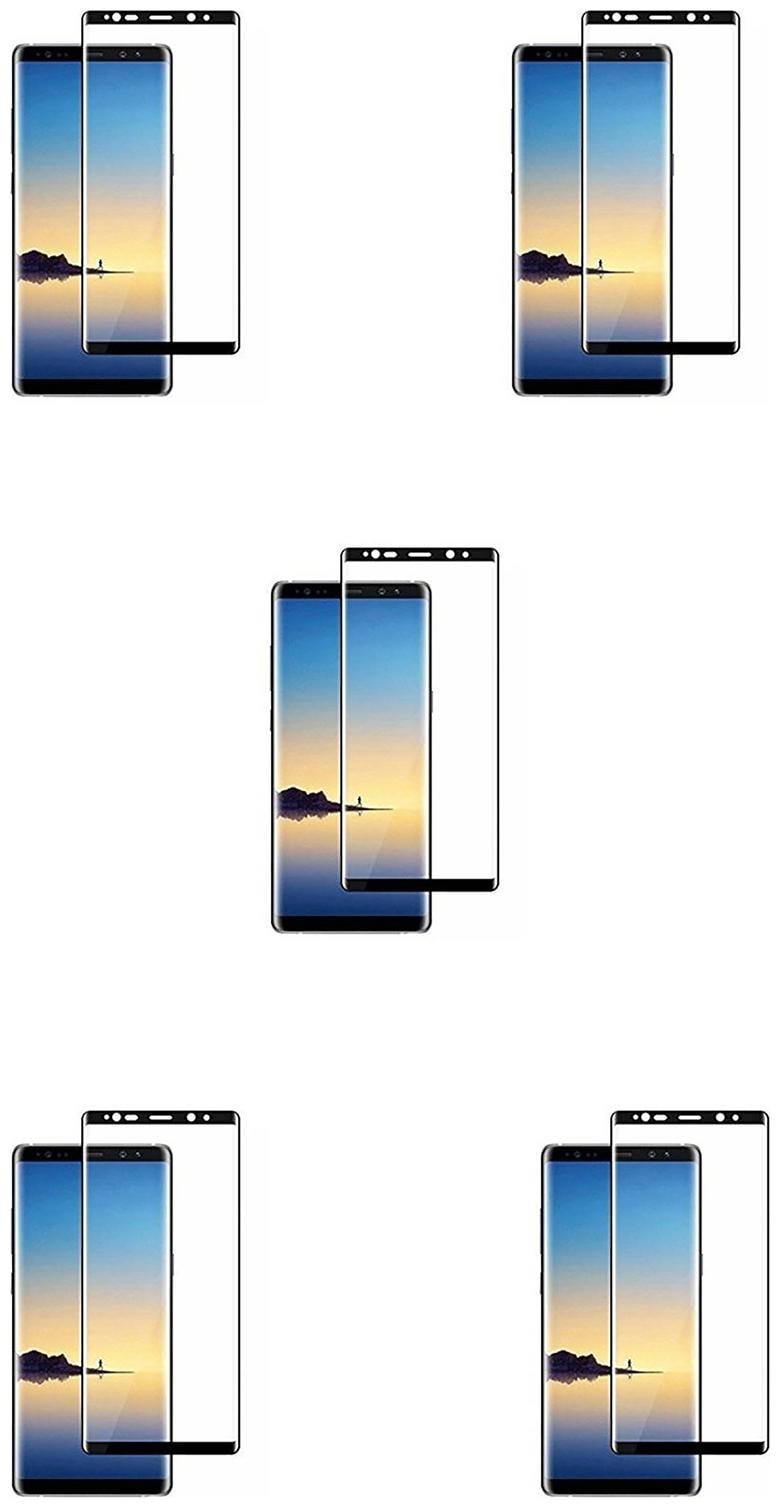 

CRAVEMART TEMPERED GLASS FOR SAMSUNG GALAXY NOTE 8 WASHABLE (PACK OF 5)