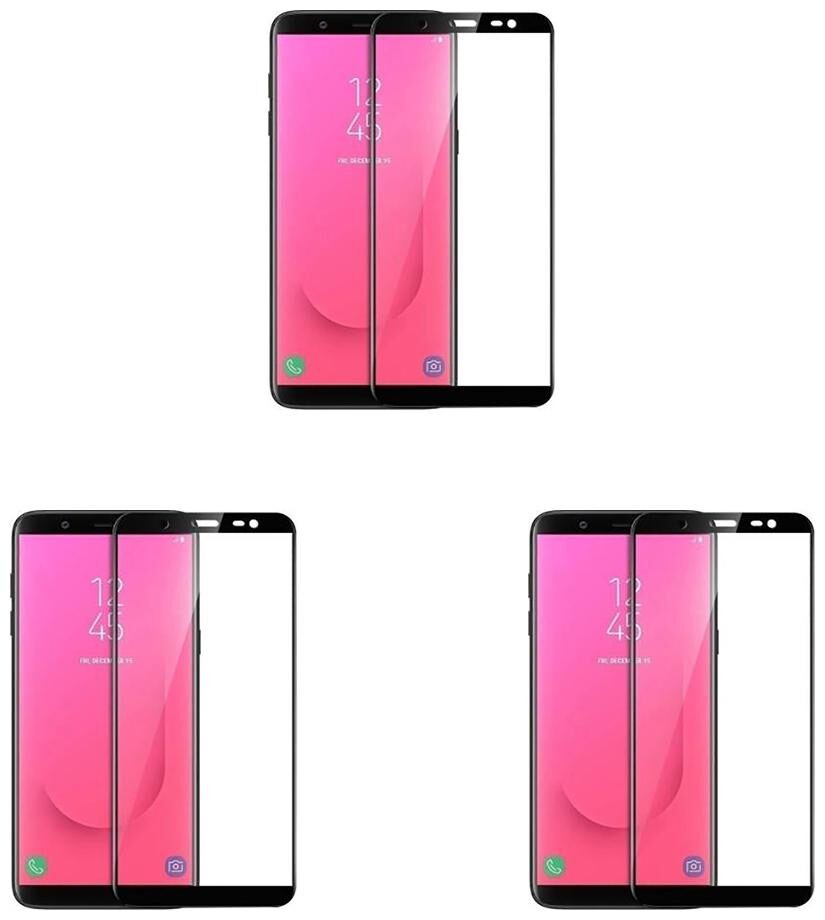 

CRAVEMART TEMPERED GLASS FOR SAMSUNG GALAXY J8 TINTED (PACK OF 3)