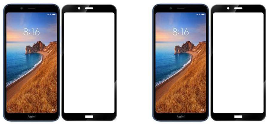 

CRAVEMART TEMPERED GLASS FOR XIAOMI REDMI 7A 5D SCREEN GUARD (PACK OF 2)
