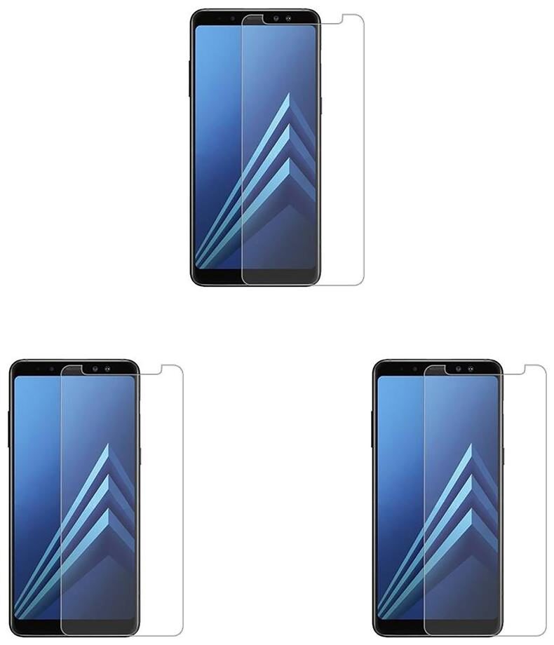 

CRAVEMART TEMPERED GLASS FOR SAMSUNG A6 9H HARDNESS (PACK OF 3)