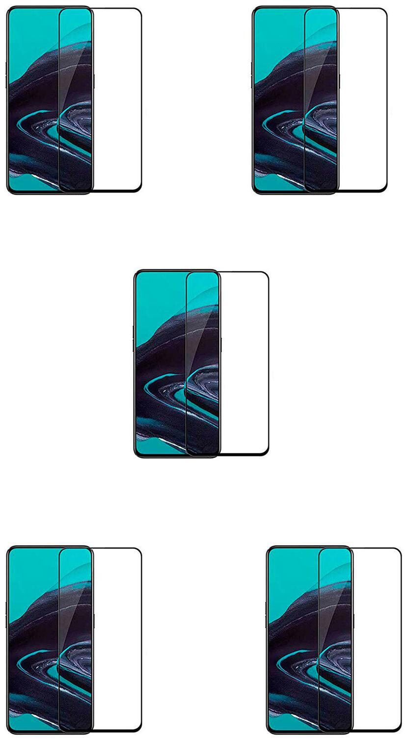 

CRAVEMART TEMPERED GLASS FOR OPPO RENO 2Z 9D SCREEN GUARD (PACK OF 5)
