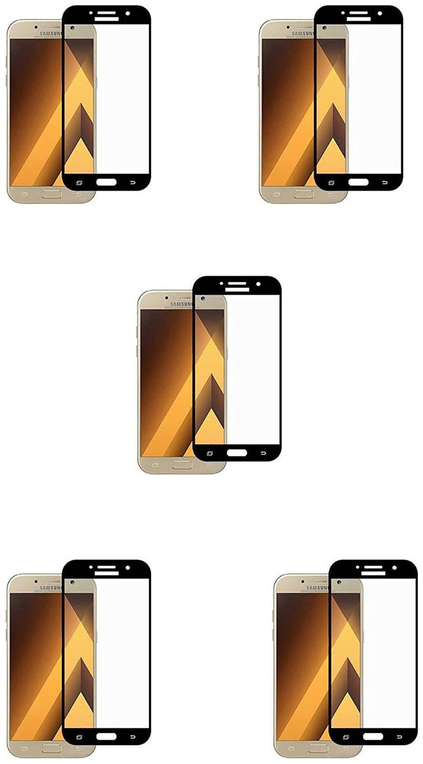 

CRAVEMART TEMPERED GLASS FOR SAMSUNG GALAXY A7 5D TEMPERED GLASS (PACK OF 5)