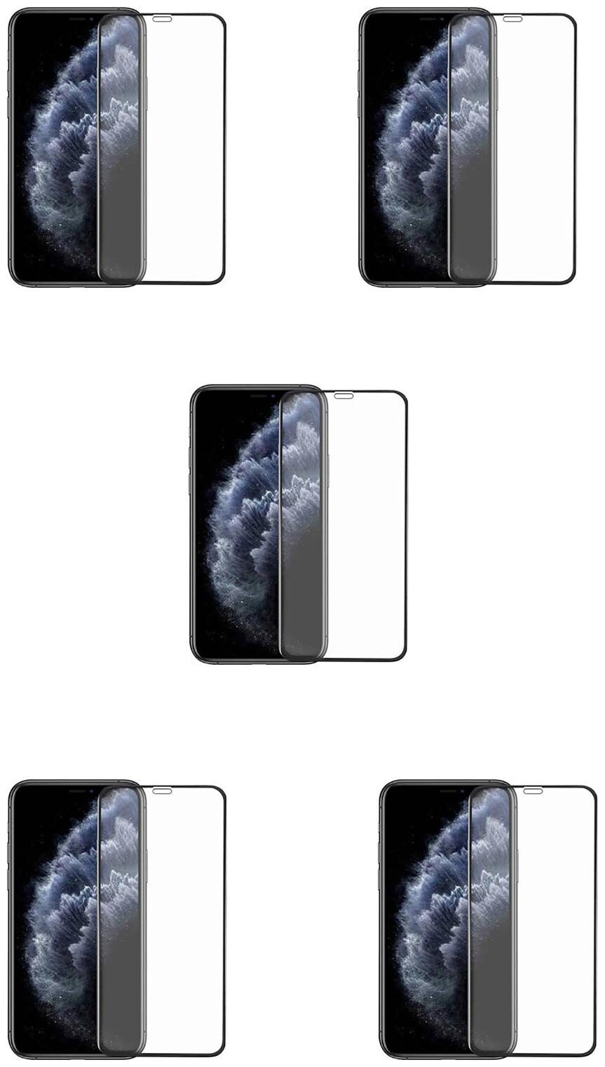 

CRAVEMART TEMPERED GLASS FOR APPLE IPHONE 8 PLUS FULL COVERAGE (PACK OF 5)