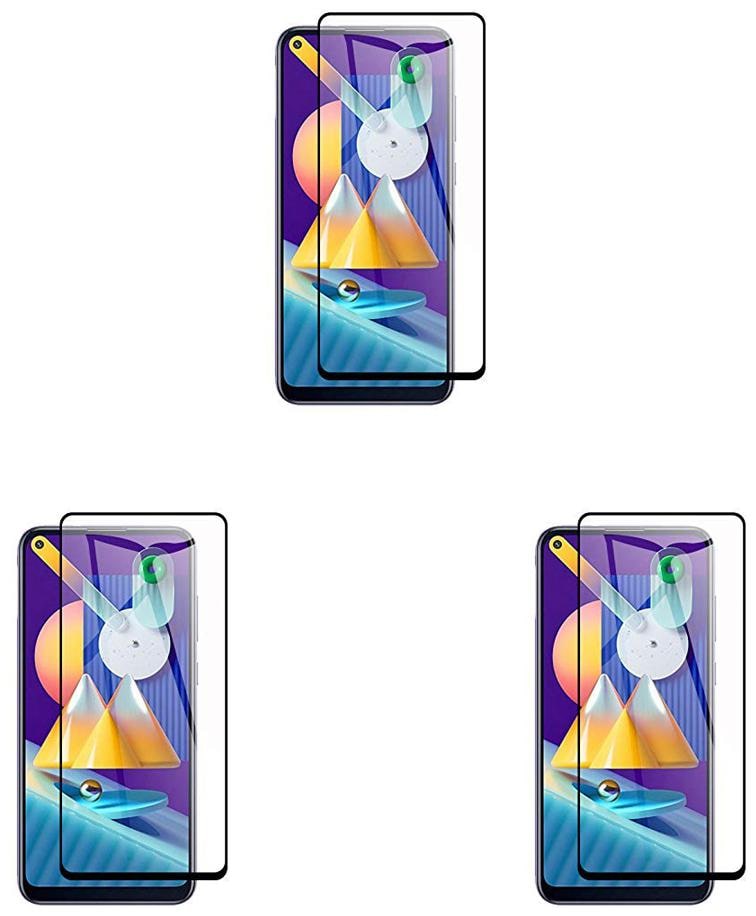 

CRAVEMART TEMPERED GLASS FOR SAMSUNG GALAXY M21 REUSABLE (PACK OF 3)