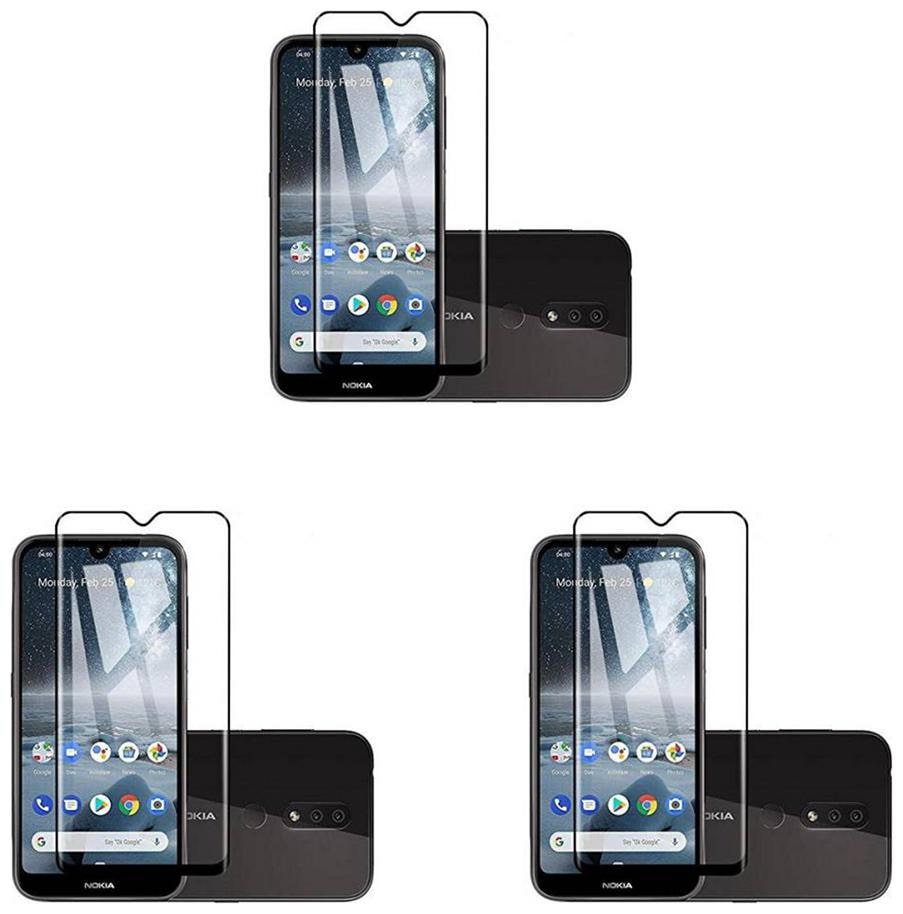 

CRAVEMART TEMPERED GLASS FOR NOKIA 4 2 CASE FRIENDLY (PACK OF 3)