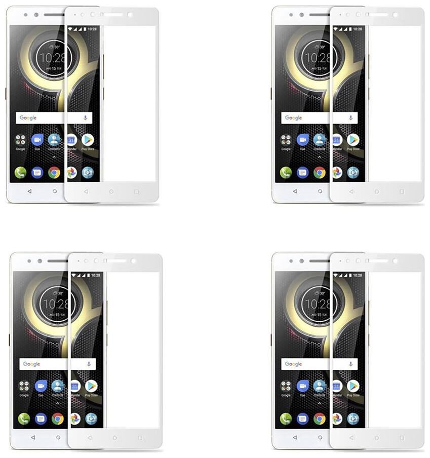 

CRAVEMART TEMPERED GLASS FOR LENOVO K8 PLUS 11D TEMPERED GLASS (PACK OF 4)