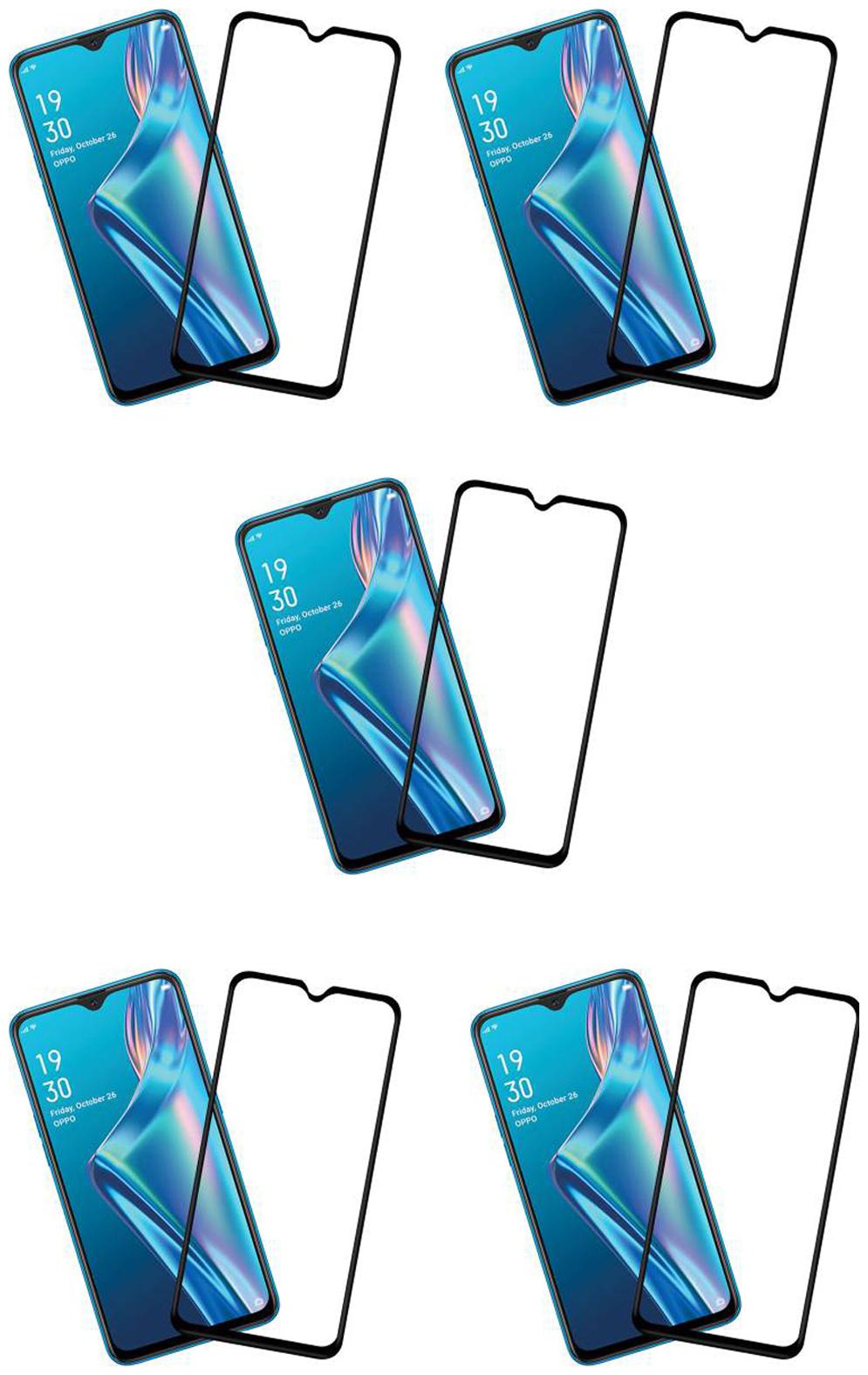 

CRAVEMART TEMPERED GLASS FOR OPPO A12 ANTI-SHATTER (PACK OF 5)