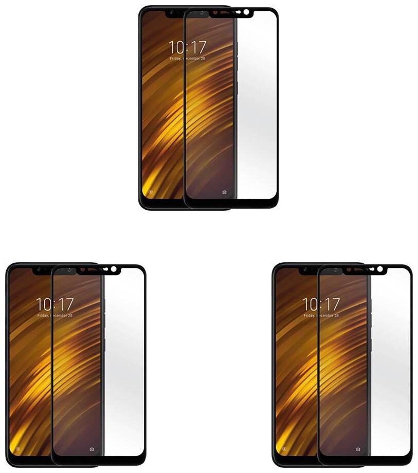 

CRAVEMART TEMPERED GLASS FOR POCO F1 10D SCREEN GUARD (PACK OF 3)