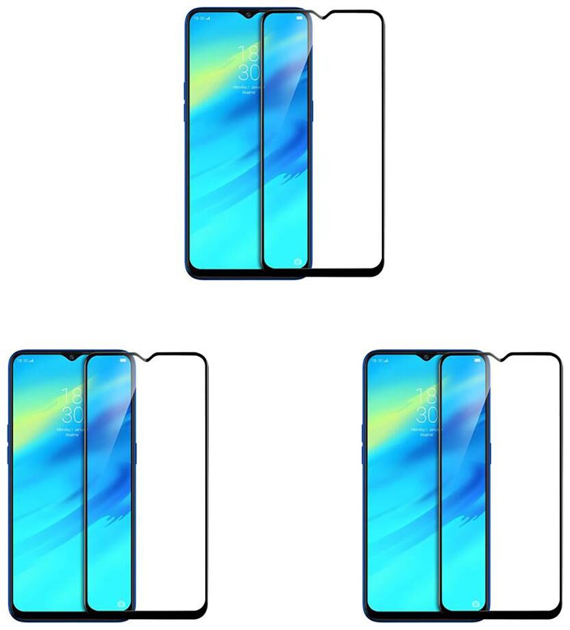 

CRAVEMART TEMPERED GLASS FOR REALME 3 PRO 3D SCREEN GUARD (PACK OF 3)