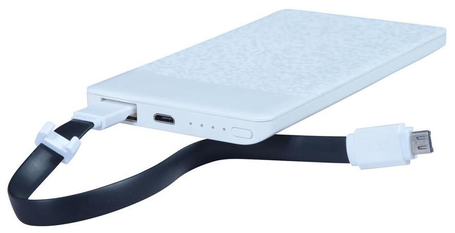 

CRAWL 6000 mAh Power Bank - White