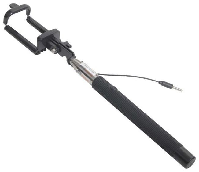 

CRISTEN Wired Selfie Stick without remote (Black)
