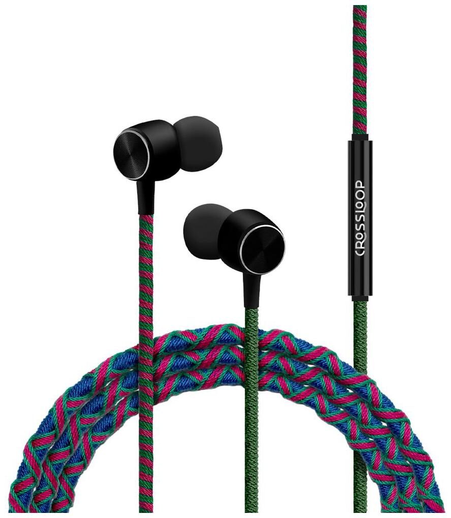 

CROSSLOOP Pro series CSLE013-E In-Ear Wired Headphone ( Blue Pink )