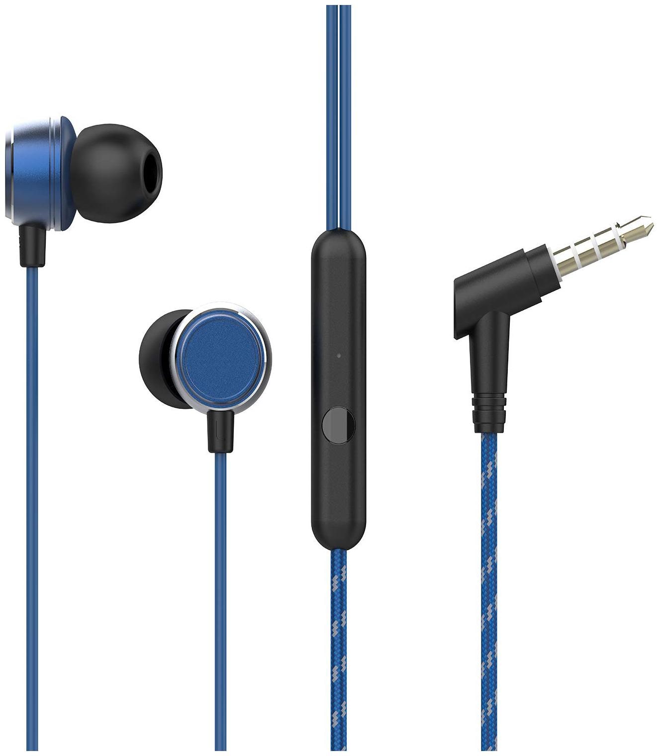 

Crovell BH-172 Blue In-Ear Wired Headphone ( Blue Black )