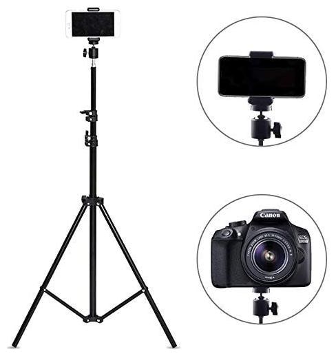 

Crystal Digital Tripod-7 FT 210CM Long Portable Adjustable Aluminum Lightweight Camera Stand For apple iPhone 6