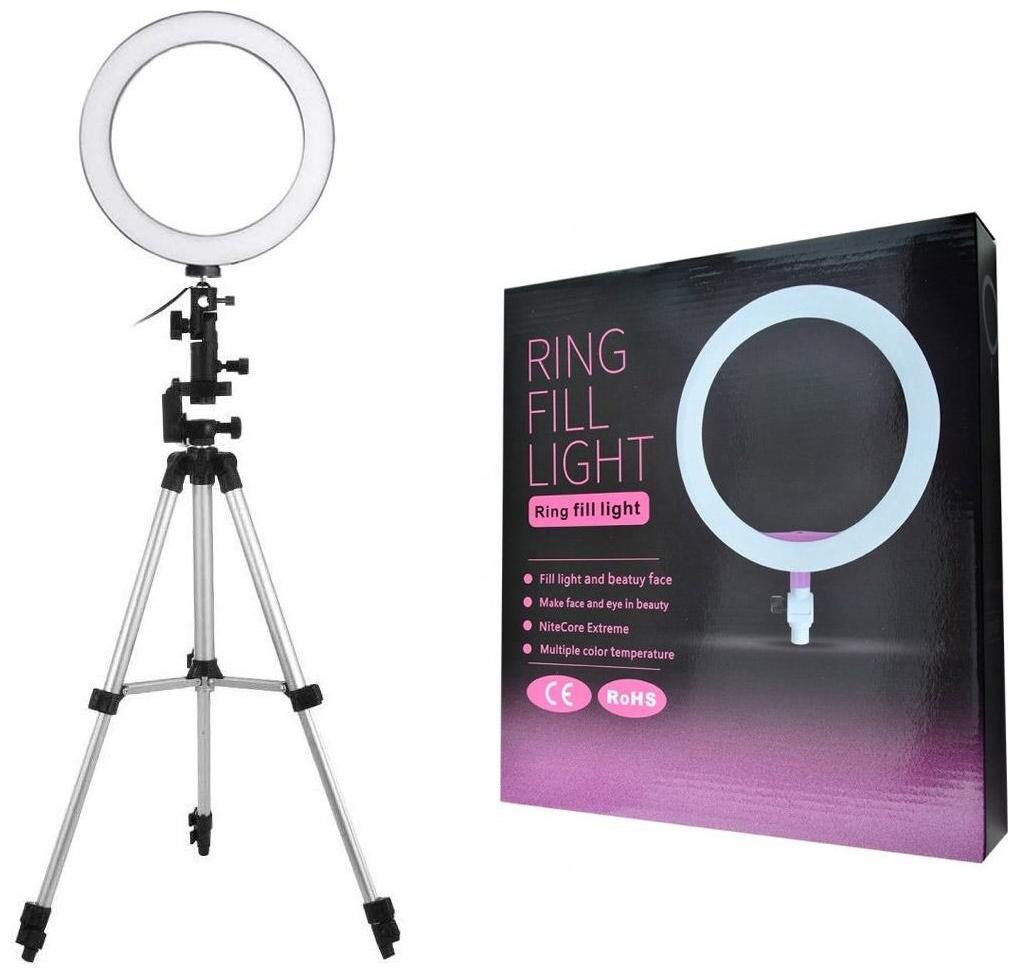 

Crystal Digital Selfie Ring Light 36 LED with 3110 Tripod Stand and Phone Holder for Video Photography Shooting with 3 Light Modes