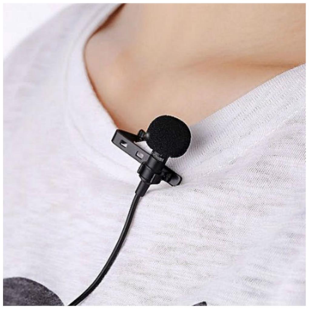 

Crystal Digital Collar Mic Microphone 3 5mm Jack For iPhone SmartPhones Recording PC