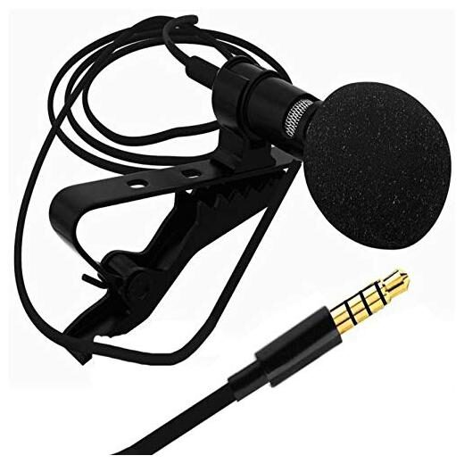 

Crystal Digital Noise Cancellation Clip Collar Mic Condenser For Youtube Video Interviews Lectures News Travel Videos Mike for Mobile