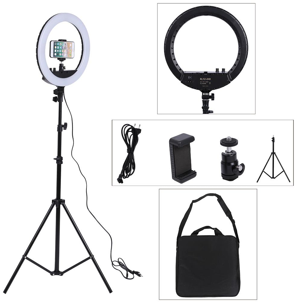 

Crystal Digital 14 inches Big LED Ring Light for Camera Smartphone to Capture Your Photo and Video With Portable Tripod Stand