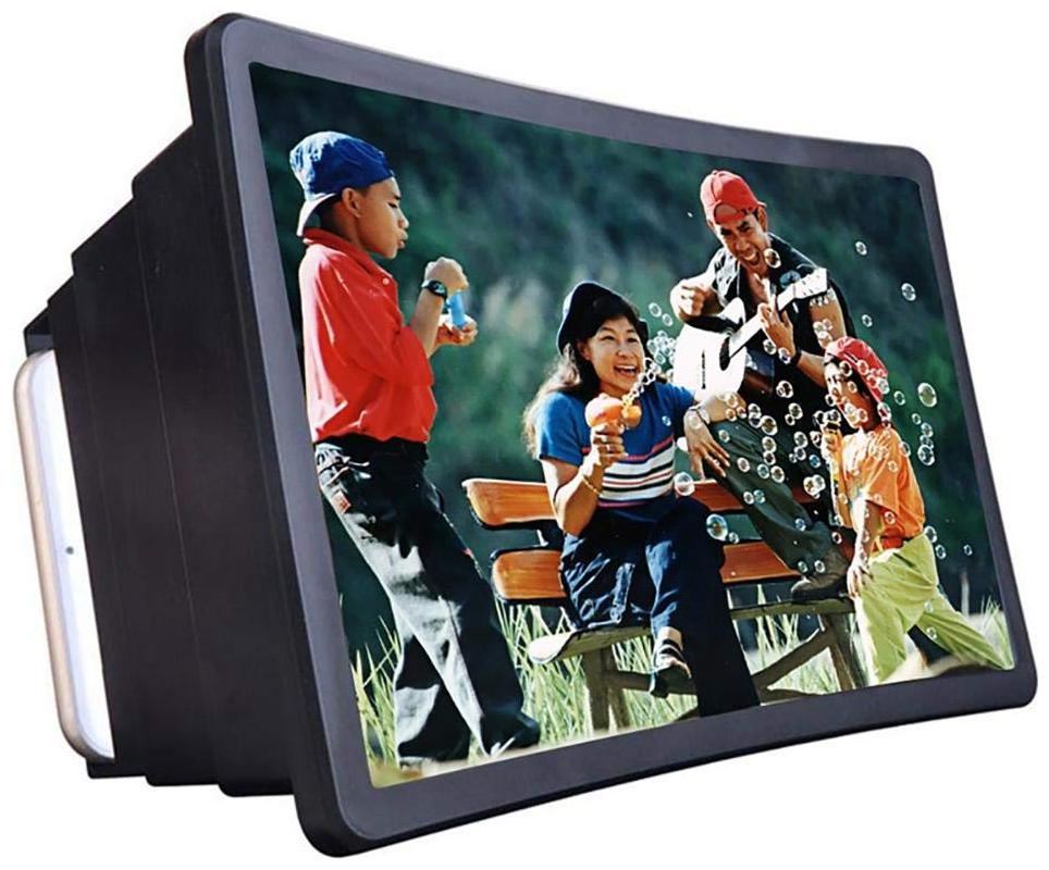 

Crystal Digital Plastic Magnifier Stand Mobile Holder