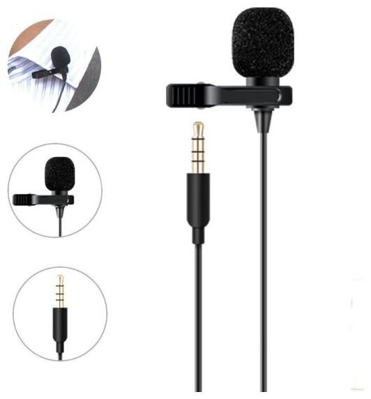 

Crystal Digital Noise Cancellation Clip Collar Mic Condenser For Youtube Video Interviews Lectures News Travel Videos Mike for Mobile