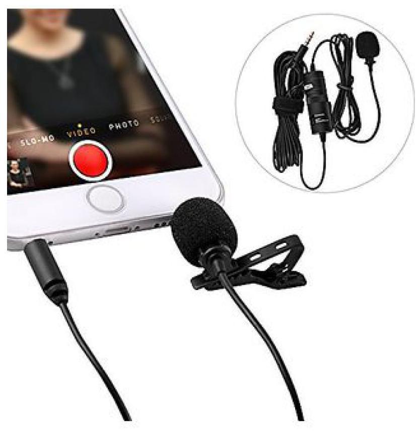 

Crystal Digital Metal Clip Collar 3 5Mm Jack Microphone