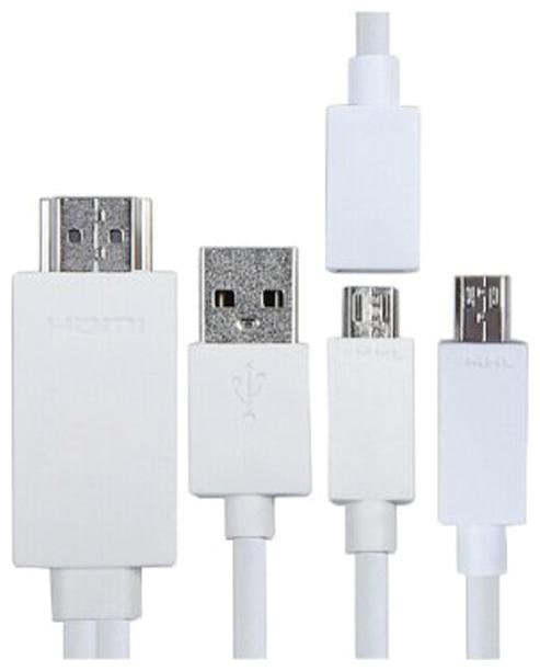 

Crystal Digital Data Charging Multi Cable ( 0-0 2m White )