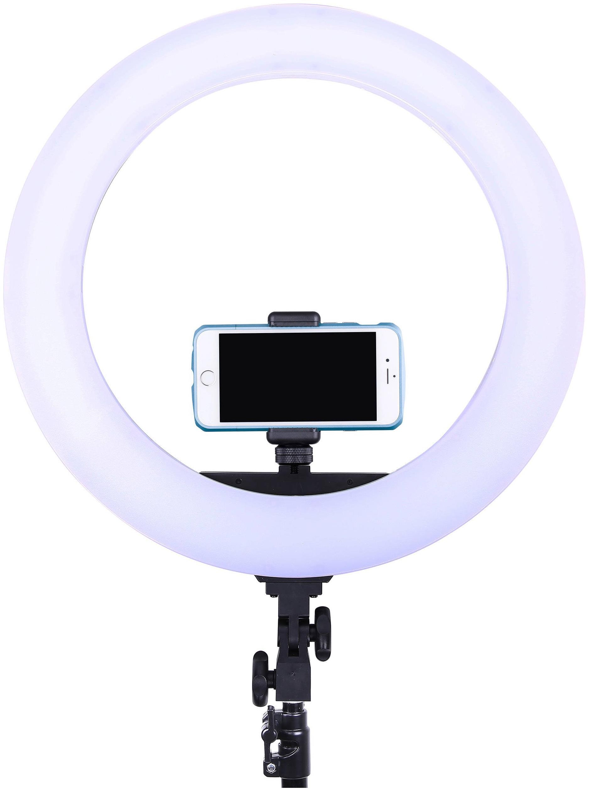 

Crystal Digital Selfie Ring Light 36 LED Dimmable Desk Makeup Ring Light with 3120 Tripod Stand and Phone Holder for Video