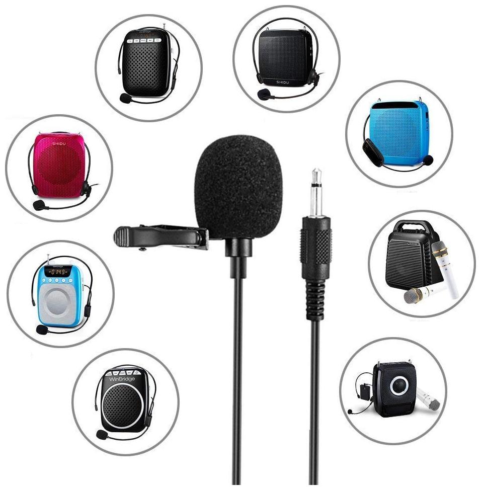 

Crystal Digital Caller Audio Microphone 3 5mm Jack Plug Mic Stereo Mini Lapel Wired Collar MIC For All Smartphone