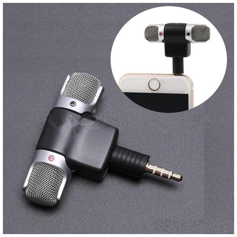 

Crystal Digital 3 5mm Jack Mic Microphone For iPhone SmartPhones Recording PC For Multiple Use