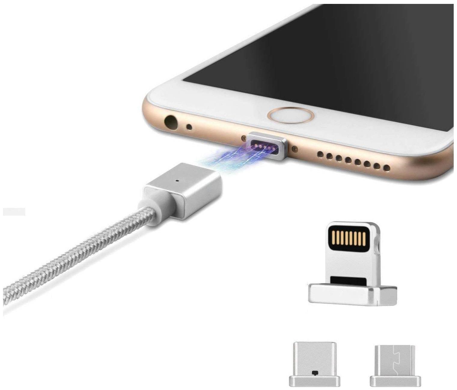 

TSV Magnetic Charging Multi Cable ( 1 mtr Silver )