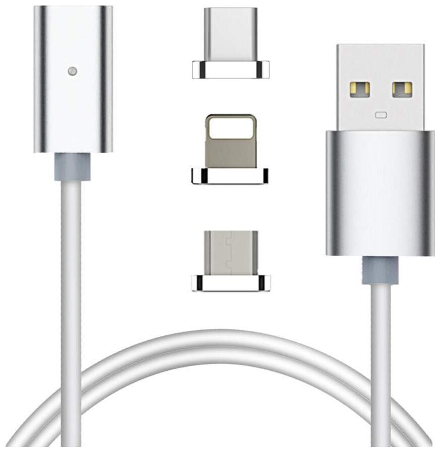 

TSV Magnetic Charging Multi Cable ( 1 mtr Silver )