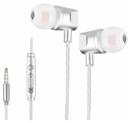 

CSLO HD Extra Bass In-Ear Wired Headphone ( Silver )