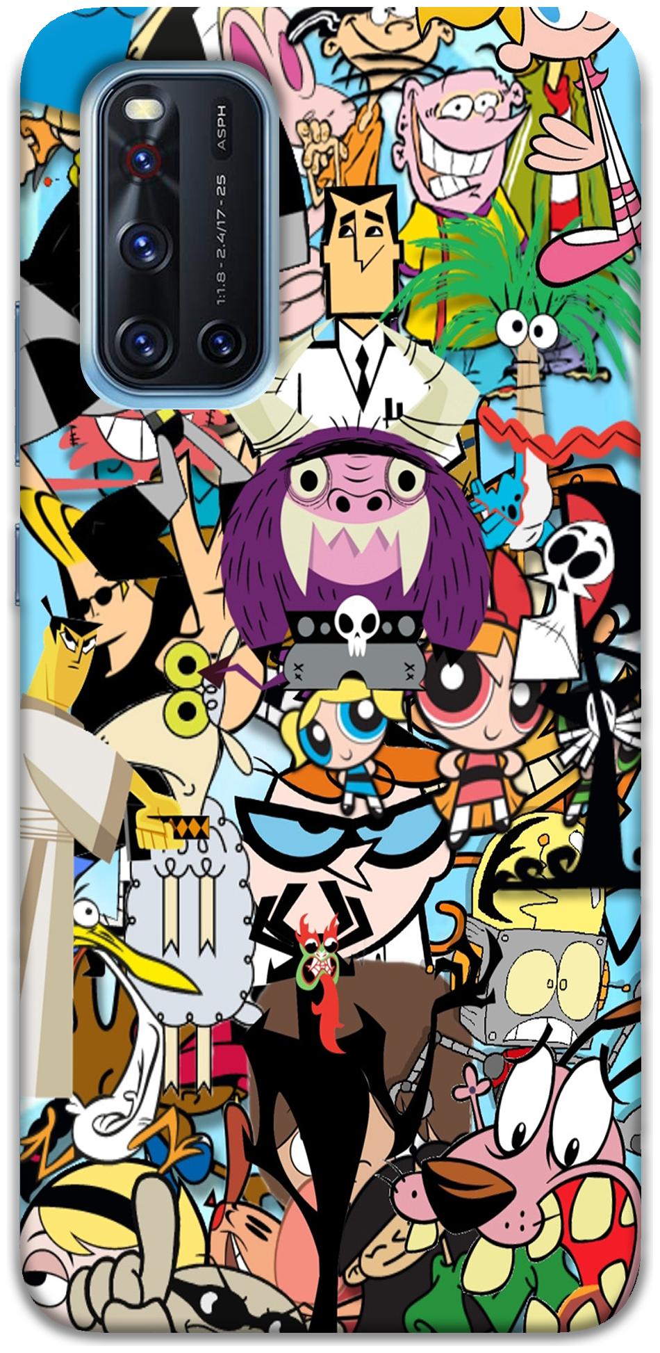 

Customera Polycarbonate Back Cover For Vivo V19 Multi
