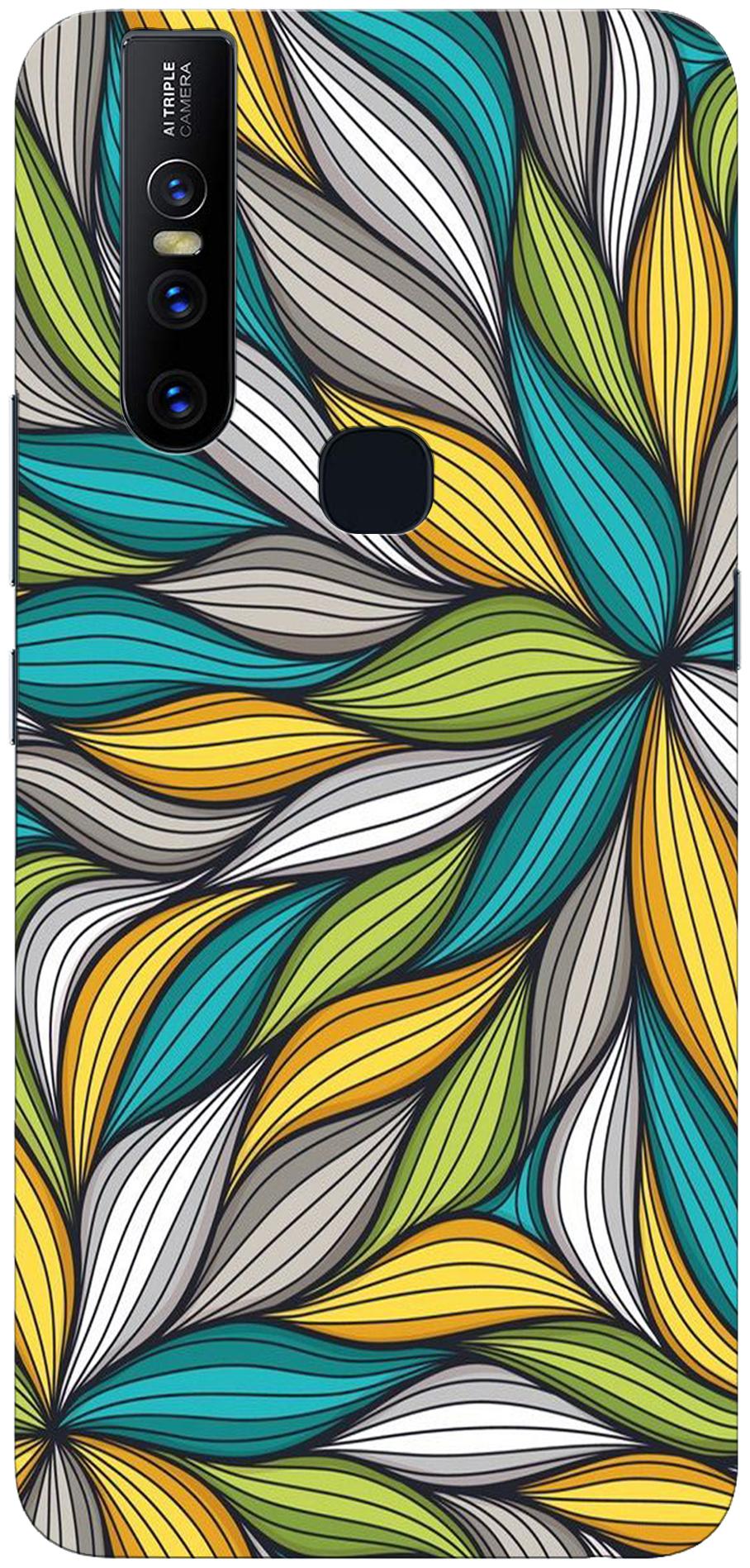 

Customera Polycarbonate Back Cover For Vivo V15 Multi