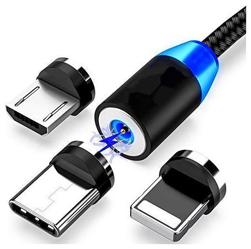

CYBERBYTE 3 in 1 universal Charging Only 3 in 1 (Lightning Micro USB Type-C) Cable ( 1 m Assorted )