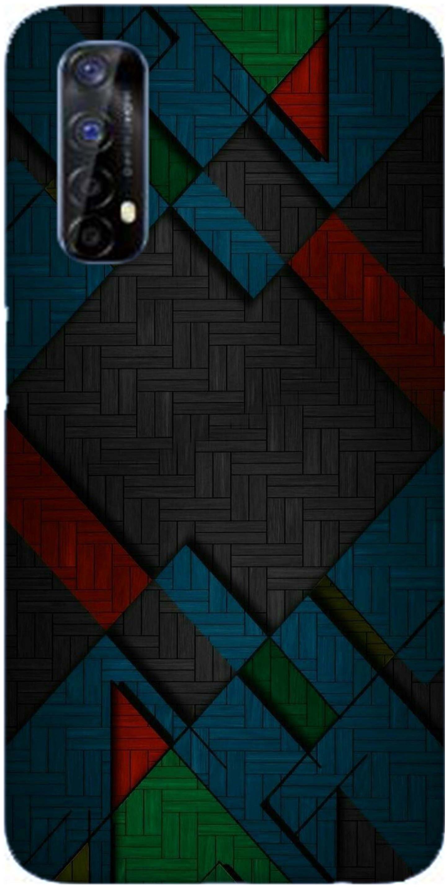 

DEAL DELIGHT Silicone Soft Back Cover For Realme 7 ( Multi )